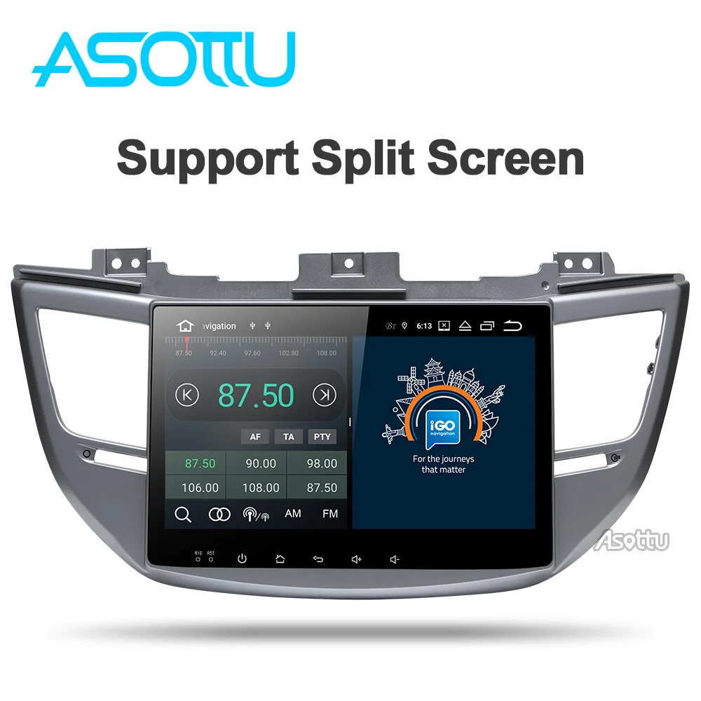 Asottu CXTS1060 android 9,0 PX30 автомобильный dvd gps плеер для Tucson ix35 Автомобильная dvd-навигационная система raido Аудио Видео плеер автомобиль 2 din
