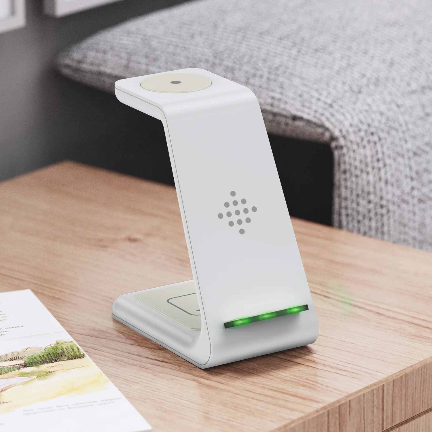 

GTWIN 3 In 1 QI Wireless Charger For Samsung S10 Plus 10W Fast Charger Wireless Dock Holder Station For Samsung Watch Galaxy