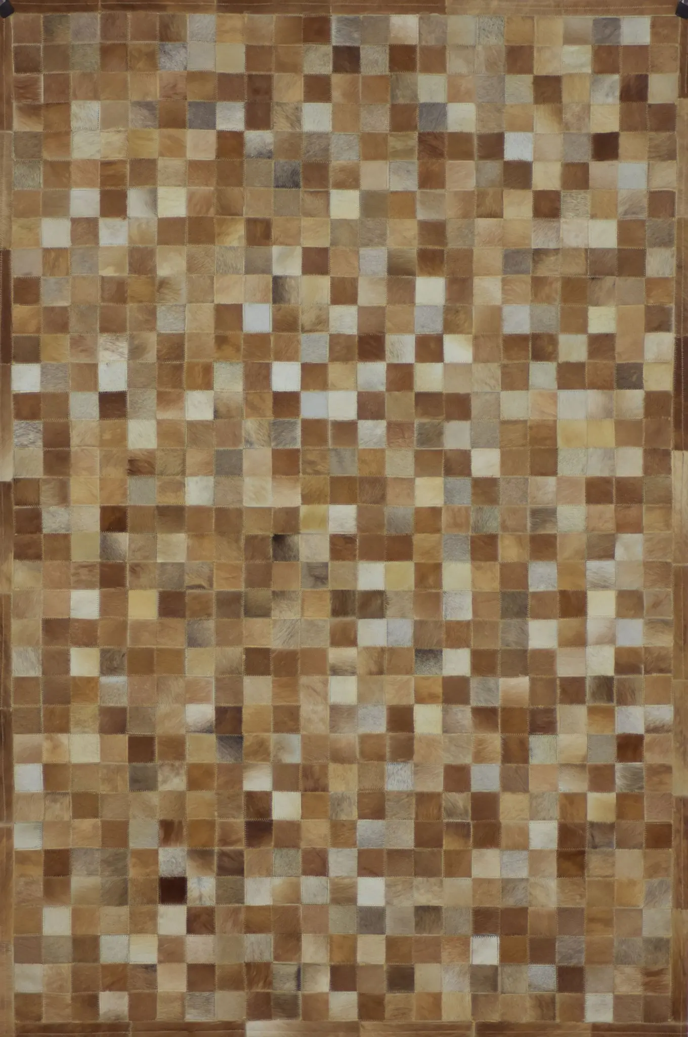 

Handmade Camel Cowhide Area Rug HF-17