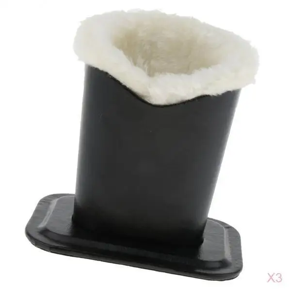 

3Pcs PU Plush Anti-Scratch Glasses Holder Glasses Stand Glasses Protective Case Bag, 11.6 X 8.1 X 12 cm
