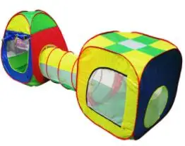 Green tent Многоцветная детская палатка для детей складной детская игрушка пластиковая дом игры Piscina de bolinha играть Надувные палатки двор Пул - Цвет: Green tent