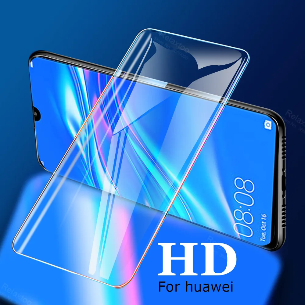 Защитное стекло для huawei y7 2019 экрана huavei huwai pro 7y y 7 y|Защитные стёкла и плёнки