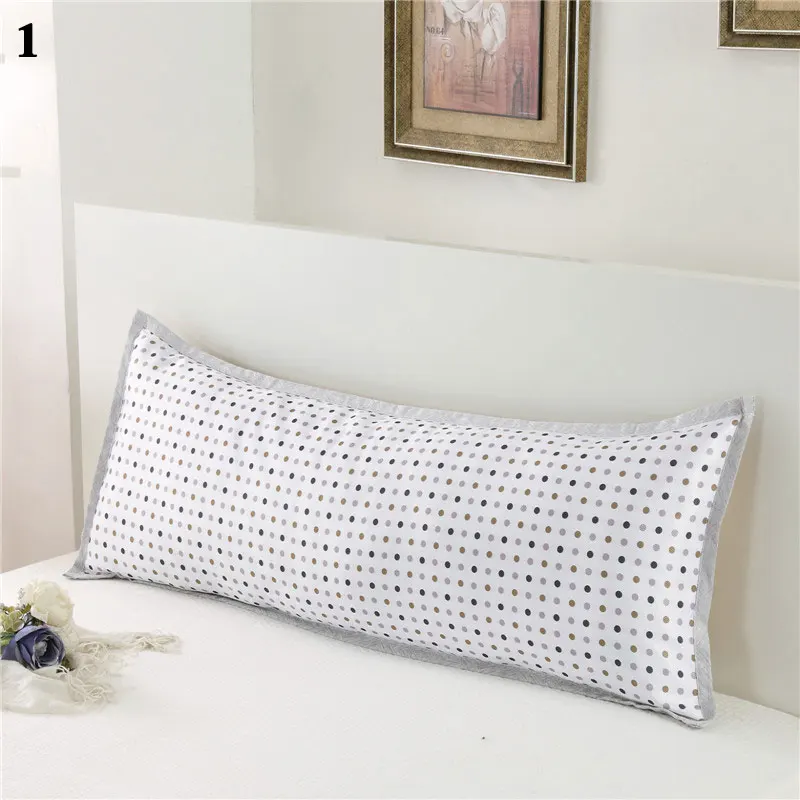 

Long Pillow Cover Double Pillow Case Simple Print Cushion Cover Bedding Accessory Car Decor Pillowslip Fashion Home Supplies