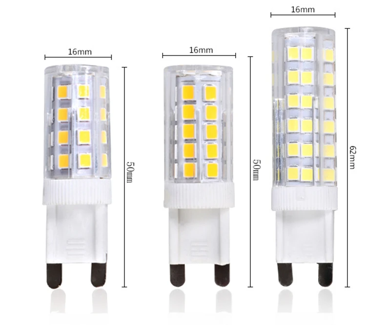 Светодиодная мини лампа SMD2835 10 шт./лот 12 Вт 9 7 220 В переменного тока|Светодиодные
