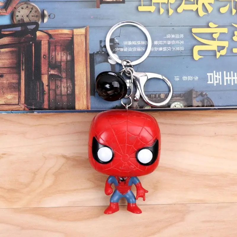 2020 Новинка Marvel Мстители Железный человек брелок Тор молот паук Супермен Капитан