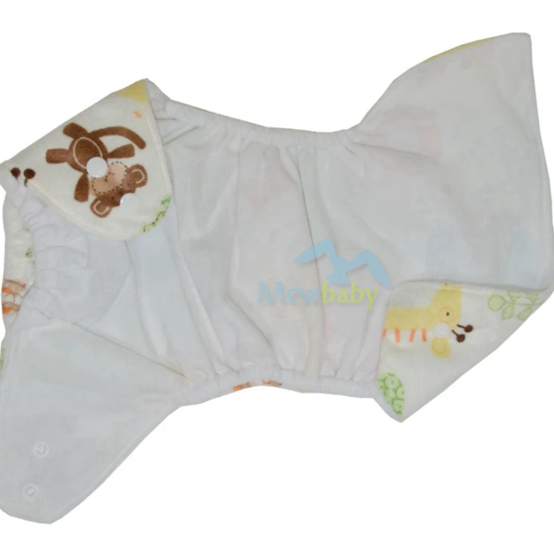 Один размер подходит для всех водонепроницаемых подгузников Minky Cloth PUL детских