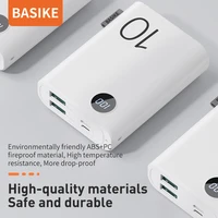 basike portable power bank mini powerbank auxiliary battery for iphone external battery spare battery charger for all phone
