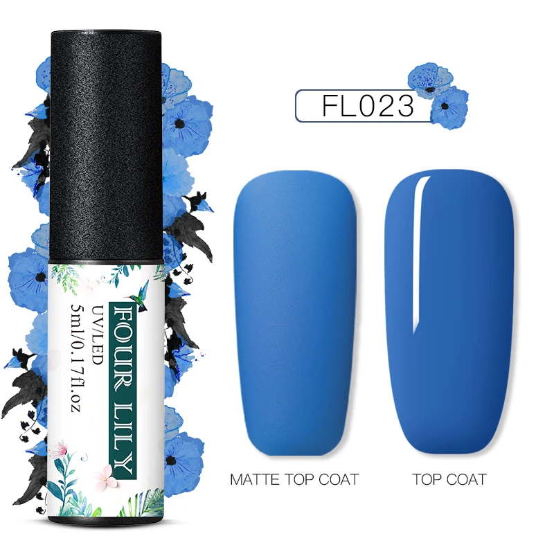 PS06794 Четыре Лили 60 Цвета Матовый УФ-гель для ногтей 5 мл Pure Nail Цвет матовый лаки для ногтей био-Гели Soak Off Гель лак для ногтей Лаки маникюрный лак - Цвет: PS06794