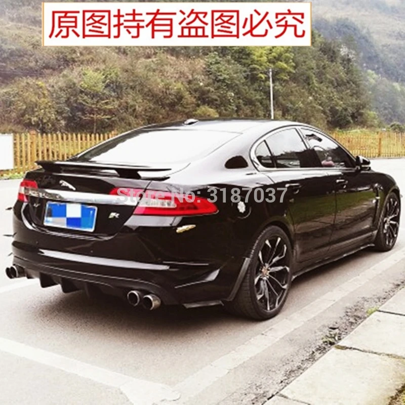 Для Jaguar XF 2012 2013 2014 2015 ABS пластиковый Неокрашенный чехол для багажника