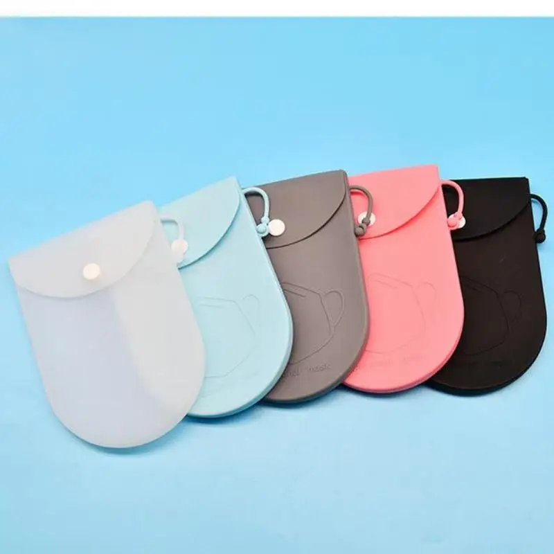 

product Face mask Storage bag Carry-on Portable surgical mask storage bag Foldable gauze mask storage box Face mask box