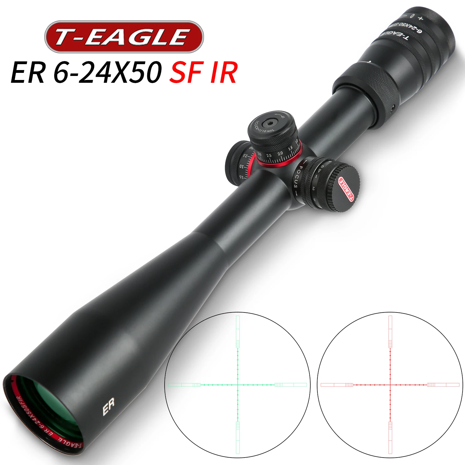 Тактический прицел T Eagle 6 24X50 для винтовки охотничьей винтовки|Оптические