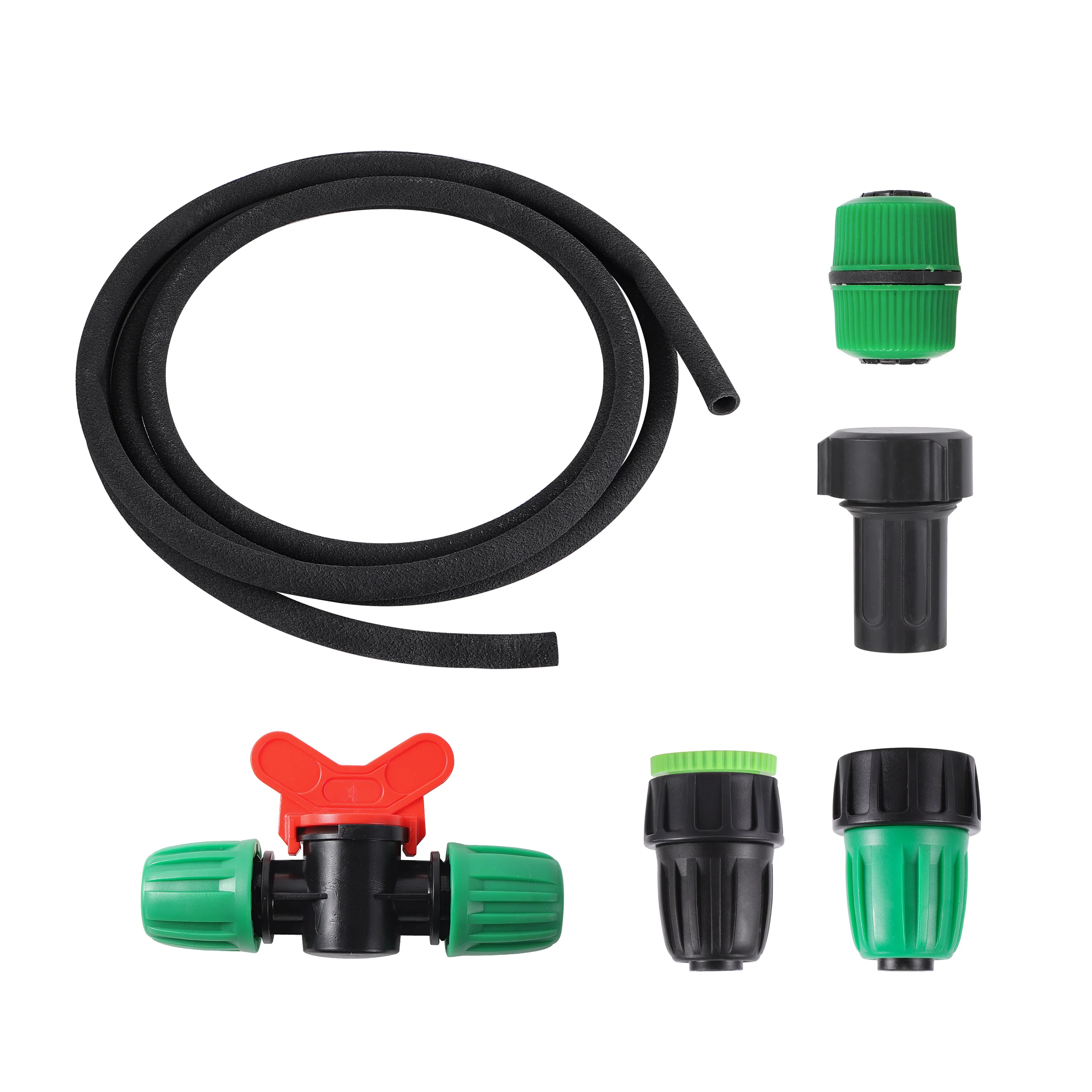 16mm Soaker Hose Pipe European/American Standard Thread Faucet Connector DN16 Seepage Tube Garden Irrigation Fittings - купить по