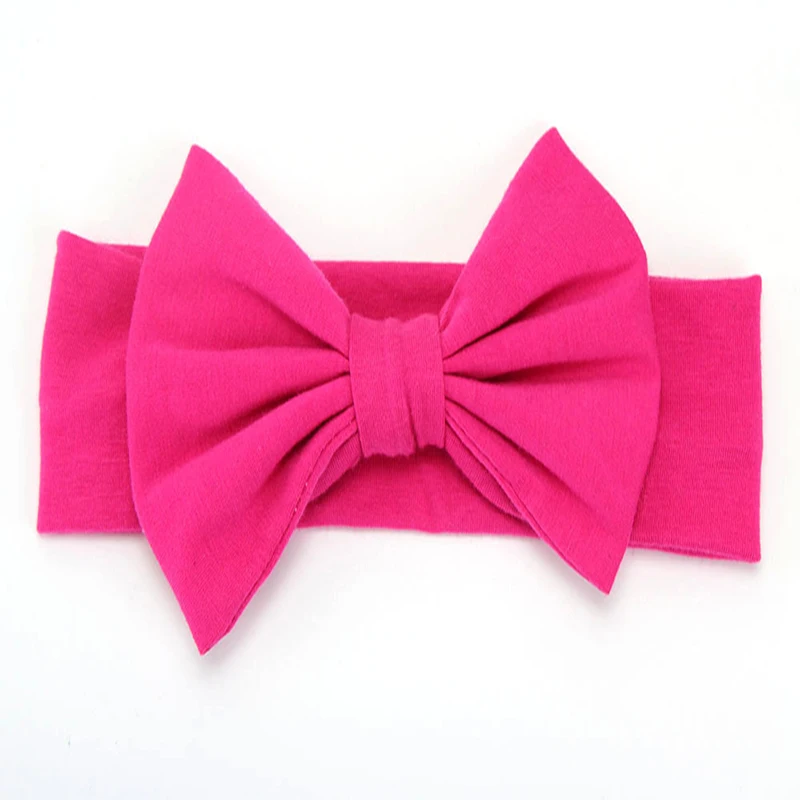 

Melario Red Baby Girl Headband Bows Elastic Headbands Hair Band for Girls Solid Color Kids Toddler Turban Baby Hair Accessories