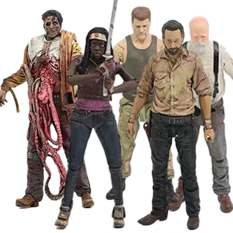 Ходячие мертвецы Рик Гримс Дэрил Диксон губернатор Bungee Walker Michonne Carol Greene игрушка