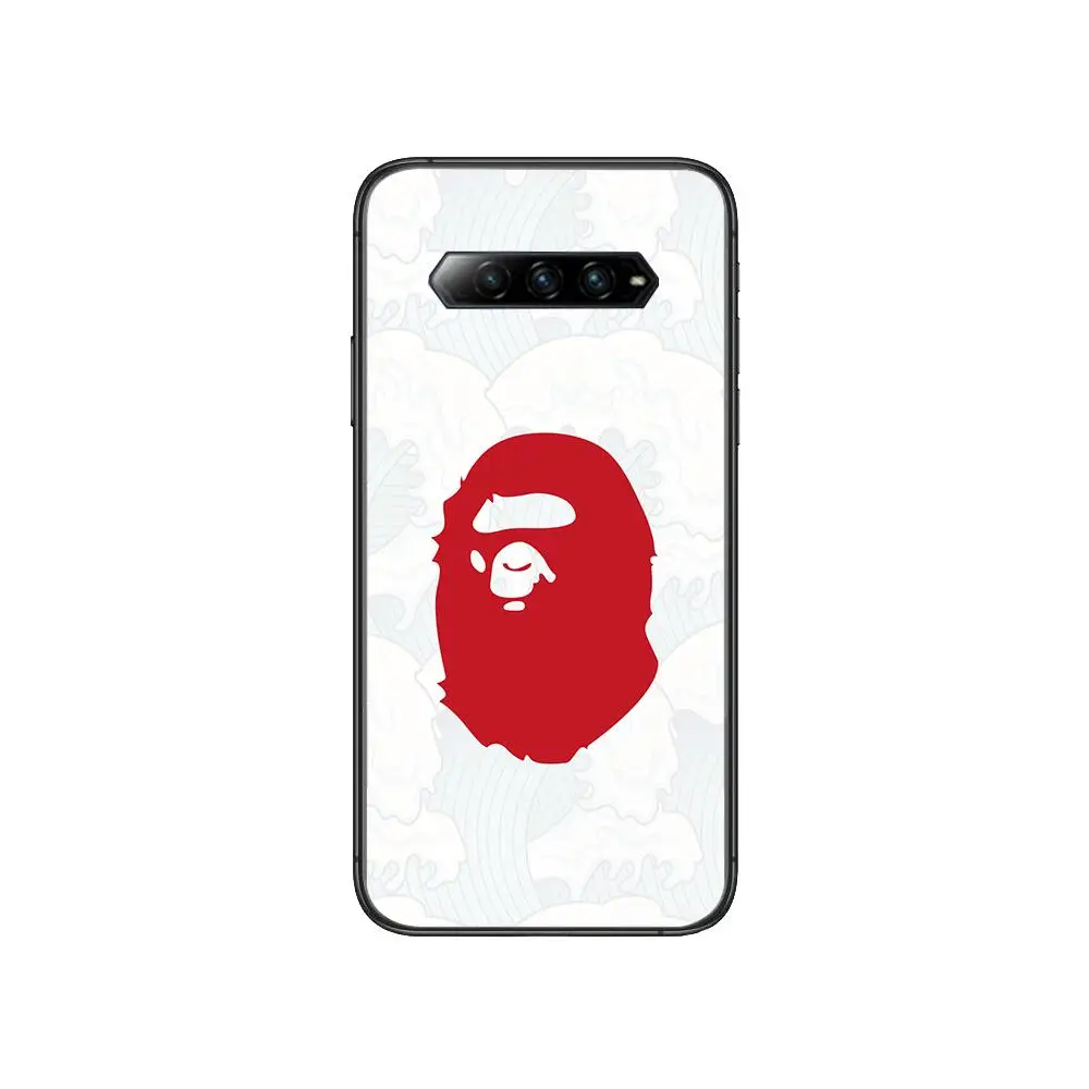 

Japanese luxury brand style Anime Phone Case For xiaomi Black Shark 2 3 3s 4 Pro Helo Black Cover Silicone Back Prett