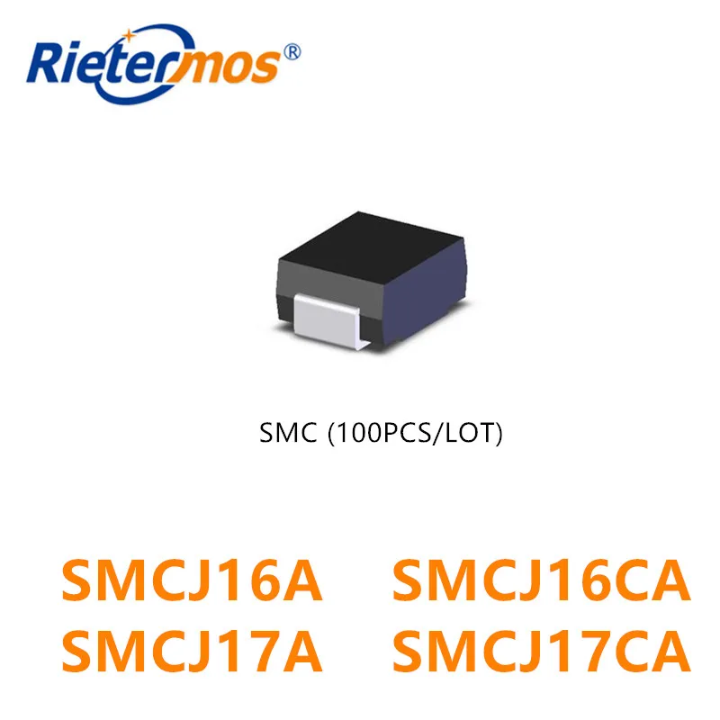 100 шт. SMCJ16 SMCJ16A SMCJ16CA SMCJ17 SMCJ17A SMCJ17CA SMC сделано в Китае|Запасные части| |