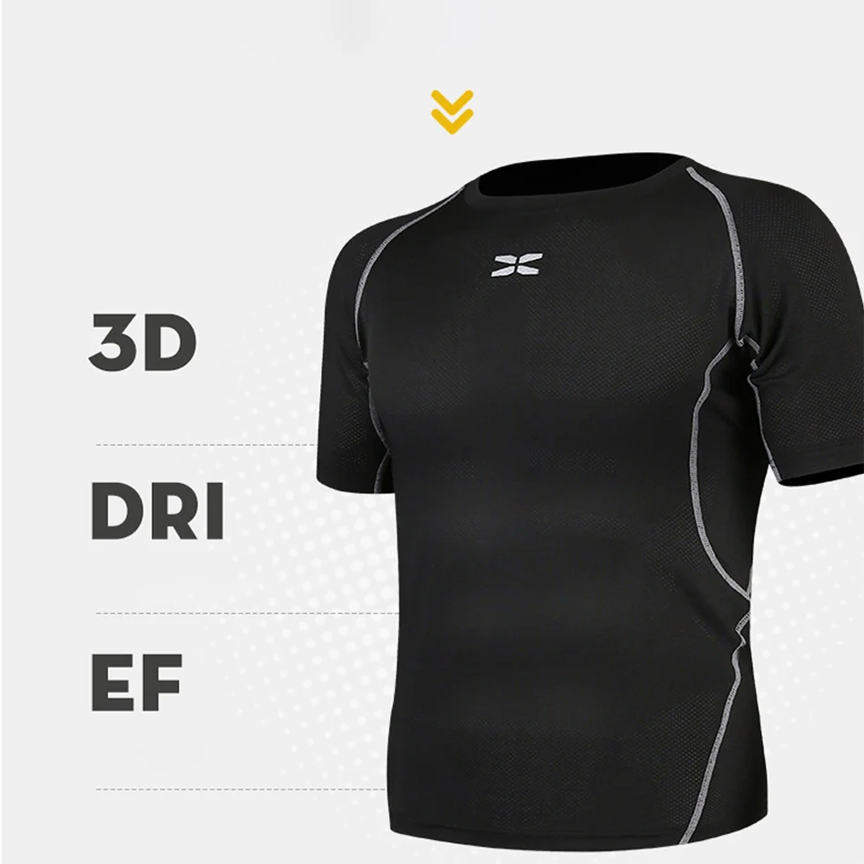 5Pcs / Set Men's Tracksuit Workout Gym Fitness Compression Sports Suit Clothes Running Jogging Track and Field Training Suit