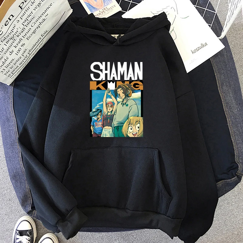 

Shaman King Hoodies Women Harajuku Streetwear Kawaii Oversized Shaman King Anime Sweatshirt Clothing Korean Long Sleeve Tops