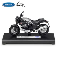 welly 118 model car simulation alloy metal toy motorcycle childrens toy gift collection model toy moto guzzi griso 1200 8v se