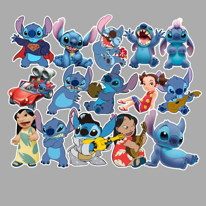 55 шт./лот без повтора классический американский мультфильм Лило и Стич каваи