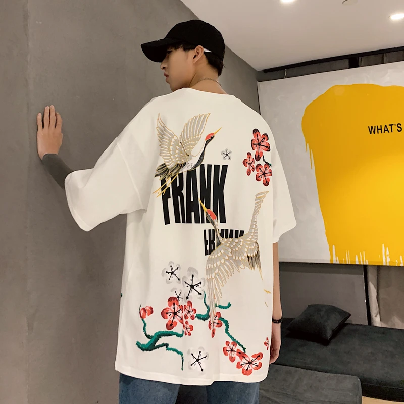 Мужская футболка 2020 Retra Harajuku Летняя мужская корейская мода Забавный Топ футболки