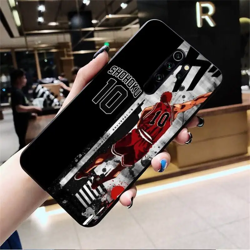 Slam dunk Аниме Манга закаленное ТПУ Мягкий силиконовый чехол для телефона Redmi 8A Note 9 8T