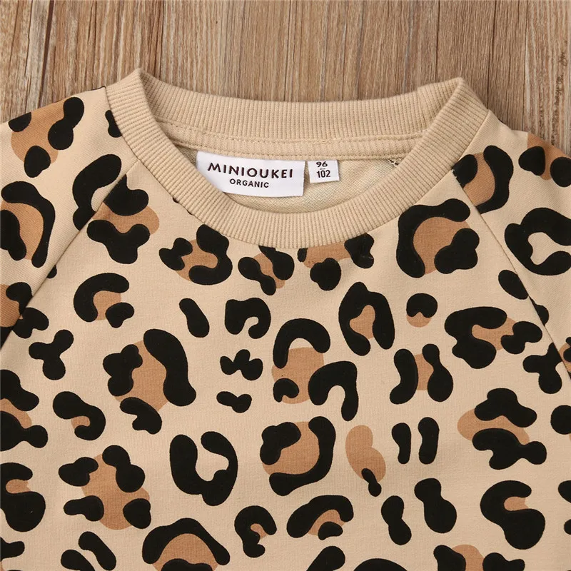 

2020 spring autumn Toddler Kid Baby Girl Boy Bunny Leopard Print Long Sleeve Tops T-shirt Sweatshirts Casual Clothes 1-7T