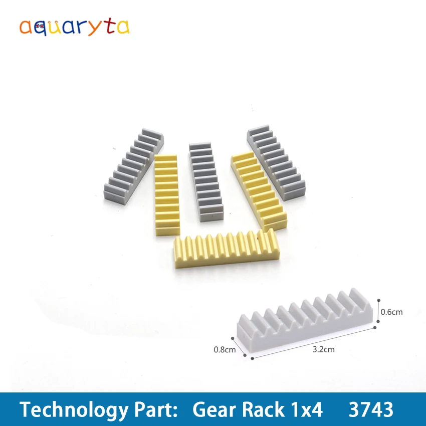 

Aquaryta 3743 Gear Rock 1x4 Technic Building Blocks Parts Assembles Compatible With DIY Educational Creative gift Toy