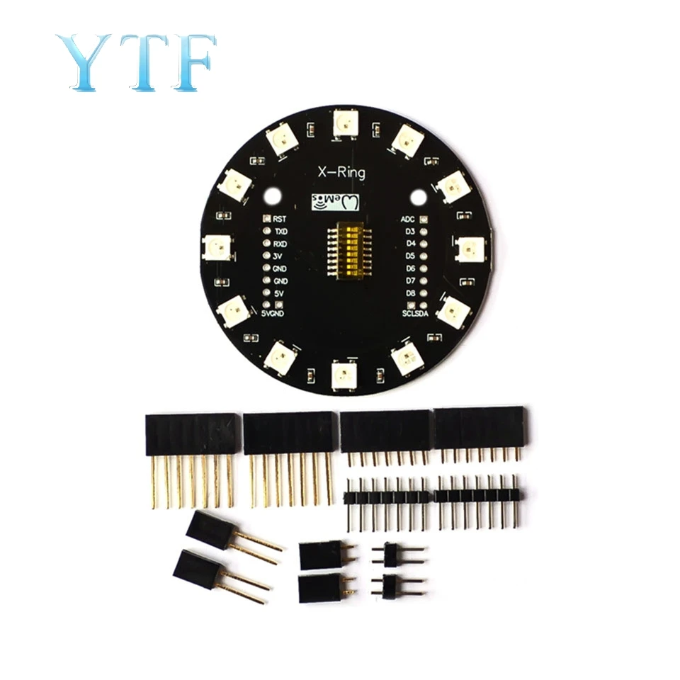 

1set Ws2812b RGB built-in module LED 12 color LED module ESP8266