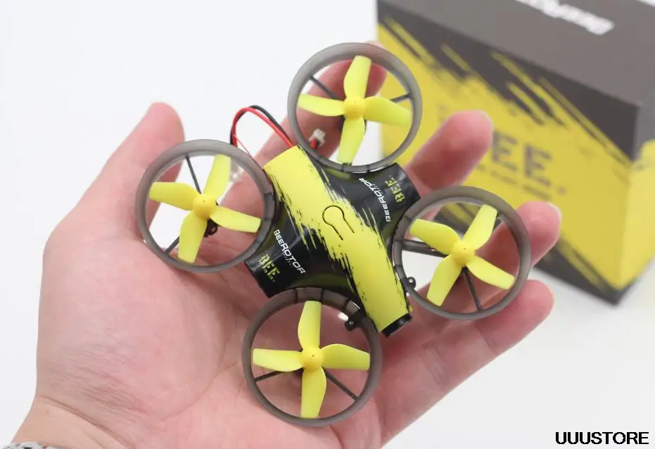 TINYBEE Betaflight F3 5 8G 40CH 600TVL FOV130 0716 1S Матовый FPV Tinywhoop домашние дроны BNF с 2 шт. 20C 300 мАч