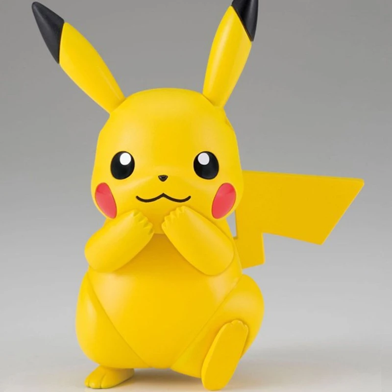 

Bandai Pokemon Pikachu Assembled Model Pokemon Figure Genuine Pokemon Children's Toys for Children's Family