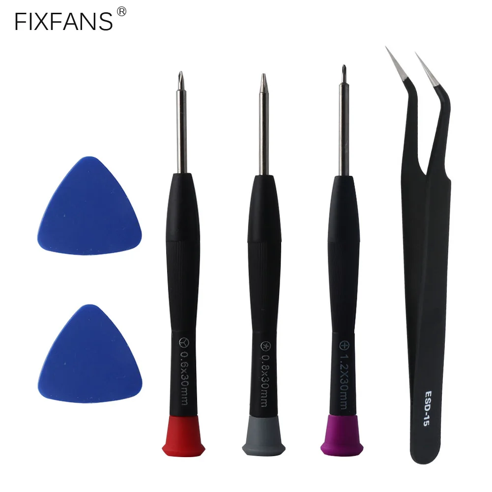 

Y000 P2 Pentalobe Phillips Screwdriver Set with ESD Tweezers Opening Picks for iPhone 7 Plus 8 X XS Cell Phone Repair Tool Kit