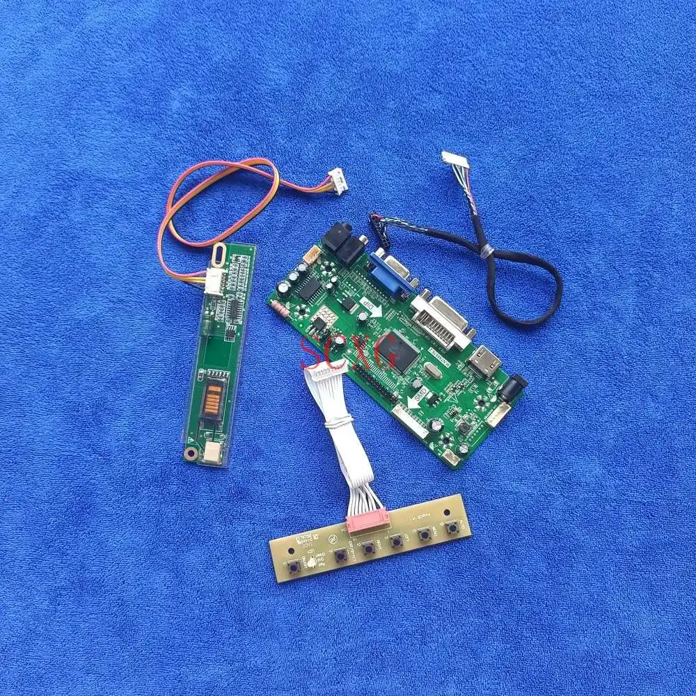 

DIY Kit 1280*800 1CCFL HDMI-compatible DVI VGA 20-Pin LVDS LCD display Fit B121EW05/B121EW06/CLAA121WA01 M.NT68676 driver board