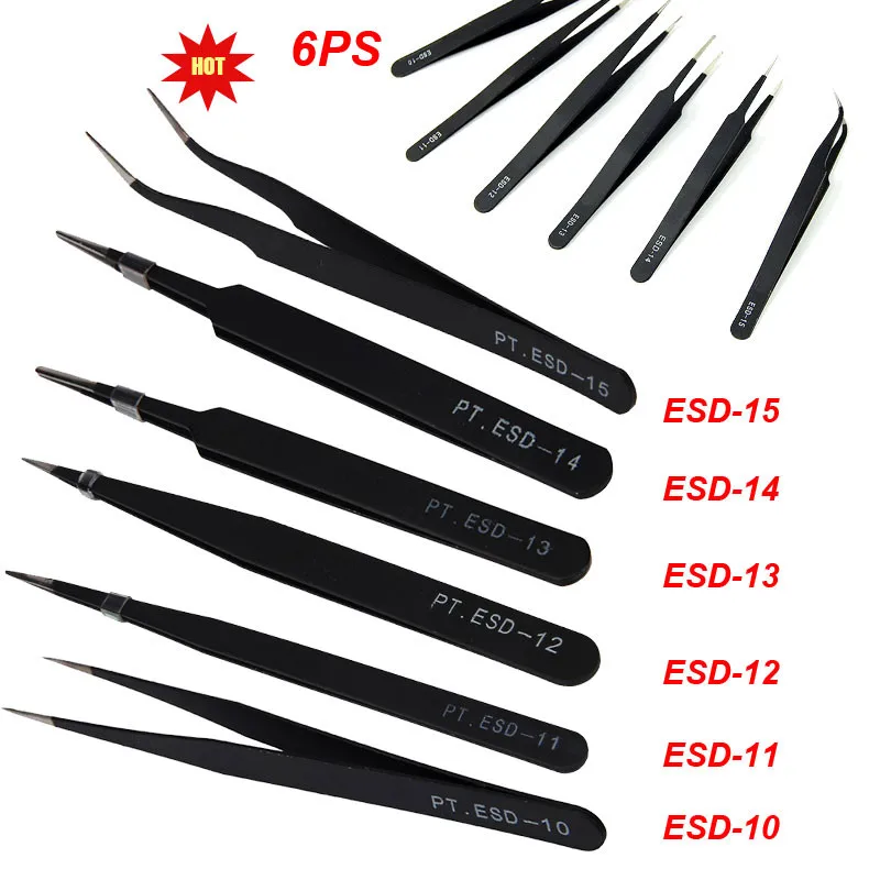 Лучшее предложение новинка хорошее качество 1 шт. черный прецизионный пинцет