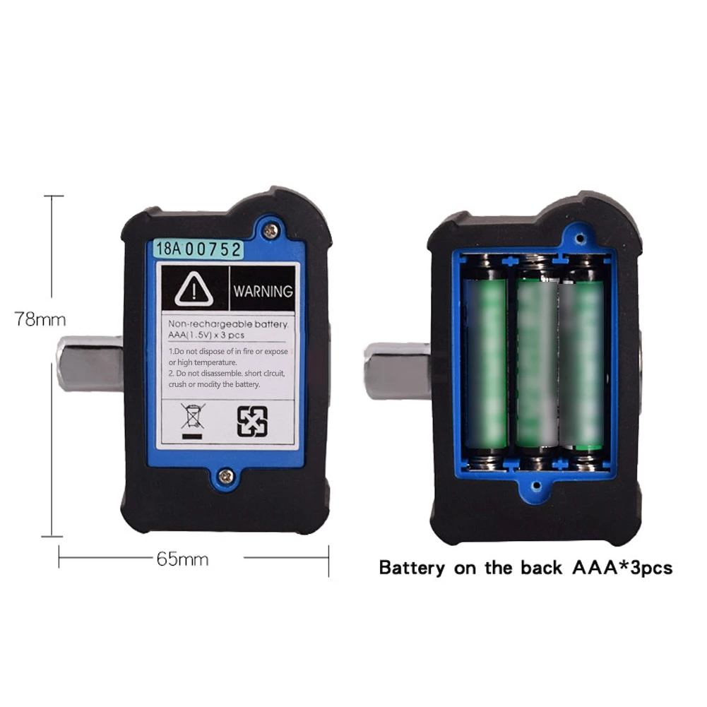 

Portable Torque Meter Big Screen Digital Display Torque Meter Backlight Function Small Size Torsiometer Alarm Function LED Light