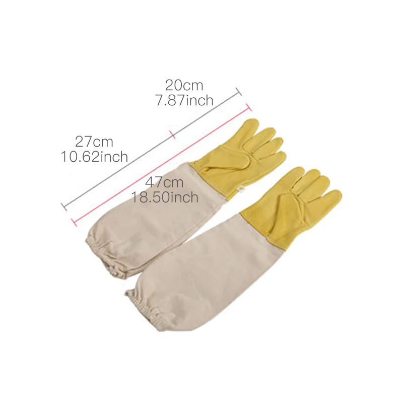 Перчатки для пчеловодства защитные рукава вентилируемые профессиональные