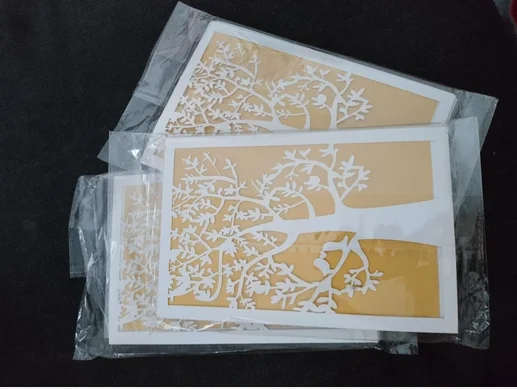 10 шт. свадебные пригласительные открытки с лазерной гравировкой|decorative wedding