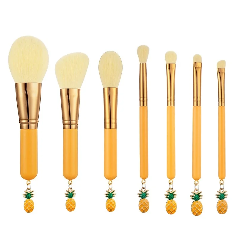 

HD Makeup brush sets yellow handle powder shadow lip