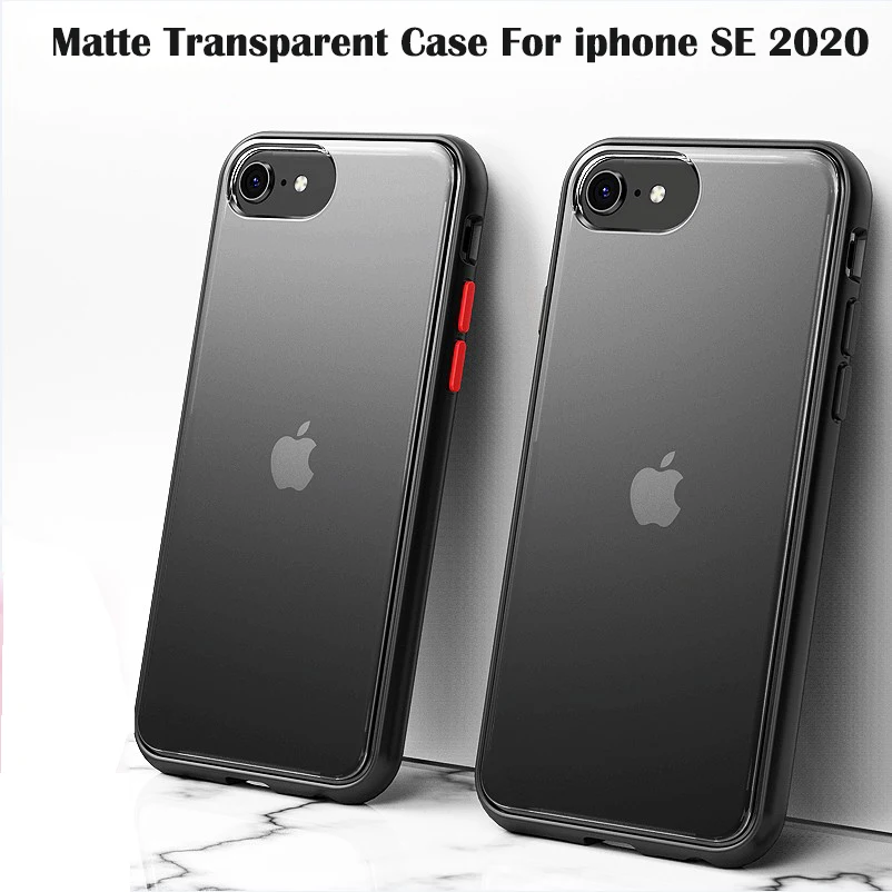 Чехол для iphone se 2020 матовый полупрозрачный чехол из поликарбоната Se 2 мягкий