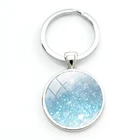 Брелок для ключей TAFREE с изображением светящихся частиц, звезды Вселенной, Женский винтажный брелок для ключей для женщин, украшение для сумки