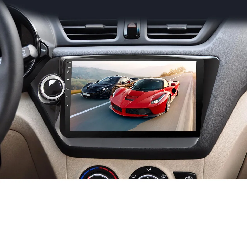 Eunavi 2 Din Android 10 автомобильное радио GPS для Kia k2 rio 3 4 2010 2016 Мультимедиа Стерео