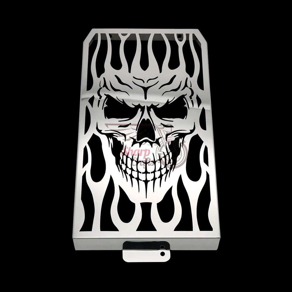 Крышка радиатора мотоцикла Защитная крышка для решетки защита черепа охладителя