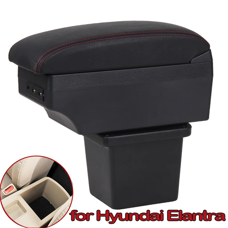 Car Center Console Armrests Storage Box for Hyundai Elantra Touring I30 I30cw Armrest Box Auto Interior Parts 2009 2010 2011