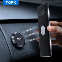topk universal magnetic car phone holder cell phone stand air vent mount magnet gps stand in car for iphone 11 pro xr x xiaomi