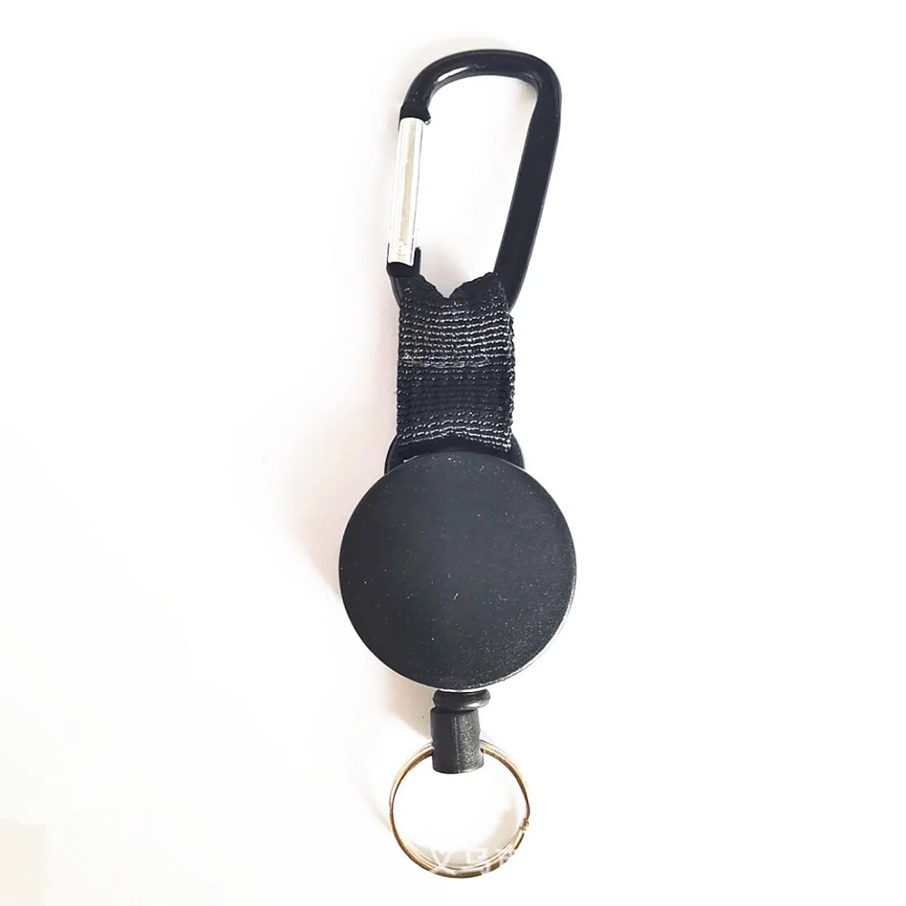 

Retractable Key Chain Anti Lost ID Card Buckle Wire Rope Belt Clip Car Keychain Anti-lost Burglars Outdoor Climbing Key Ring
