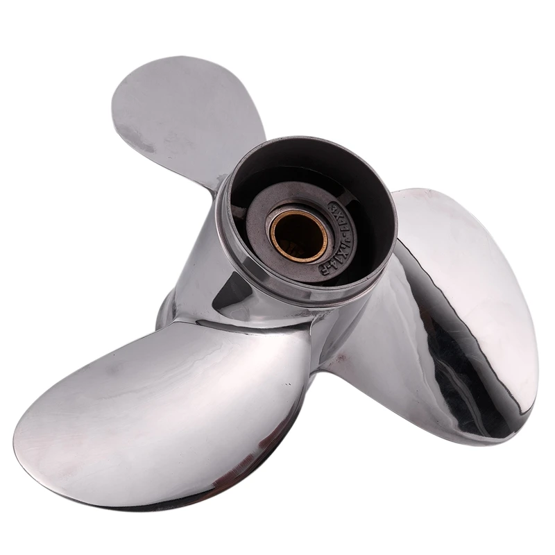 

11 1/8X14-F Boat Motor Stainless Steel Propeller for Yamaha 40HP 50HP Outboard Motor 11 1/8 x 14 -F