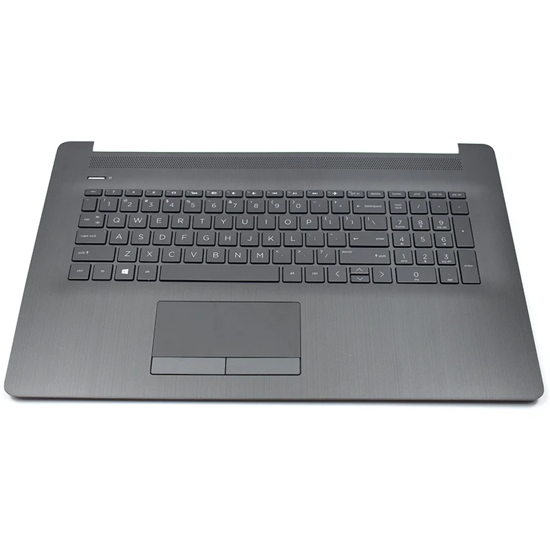 Gray Original NEW Laptop Palmrest Upper Case With Touchpad and Keyboard For HP 17-CA 17-BY - Цвет: Gray