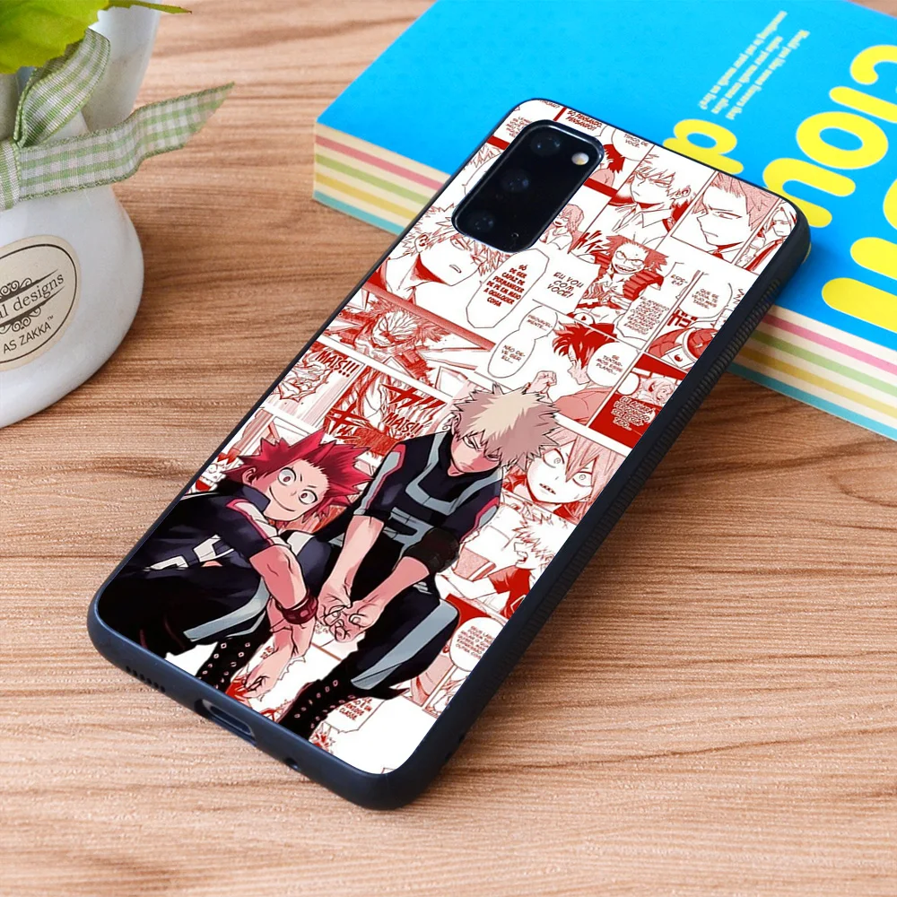 

For Samsung Galaxy Bakugo and kirishima Soft TPU border Samsung Galaxy Case