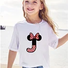 Детская футболка с коротким рукавом и изображением Минни Маус