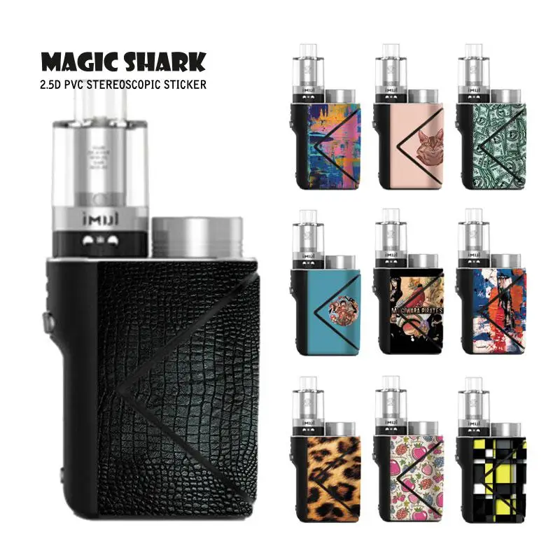 Цельный леопардовый рисунок наклейка на электронную сигарету с принтом фруктов